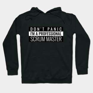 Don't panic I'm a professional scrum master Hoodie